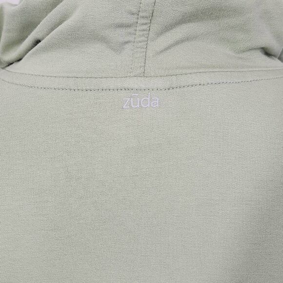 Zuda Green Hoodie Pullover Size XXS Pastel Green Activewear Top - Picture 5 of 7